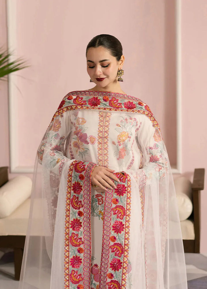 Maryam N Maria Embroidered Lawn Suits Unstitched 3 Piece MNM25EL MS-50159 Afsar - Summer Collection