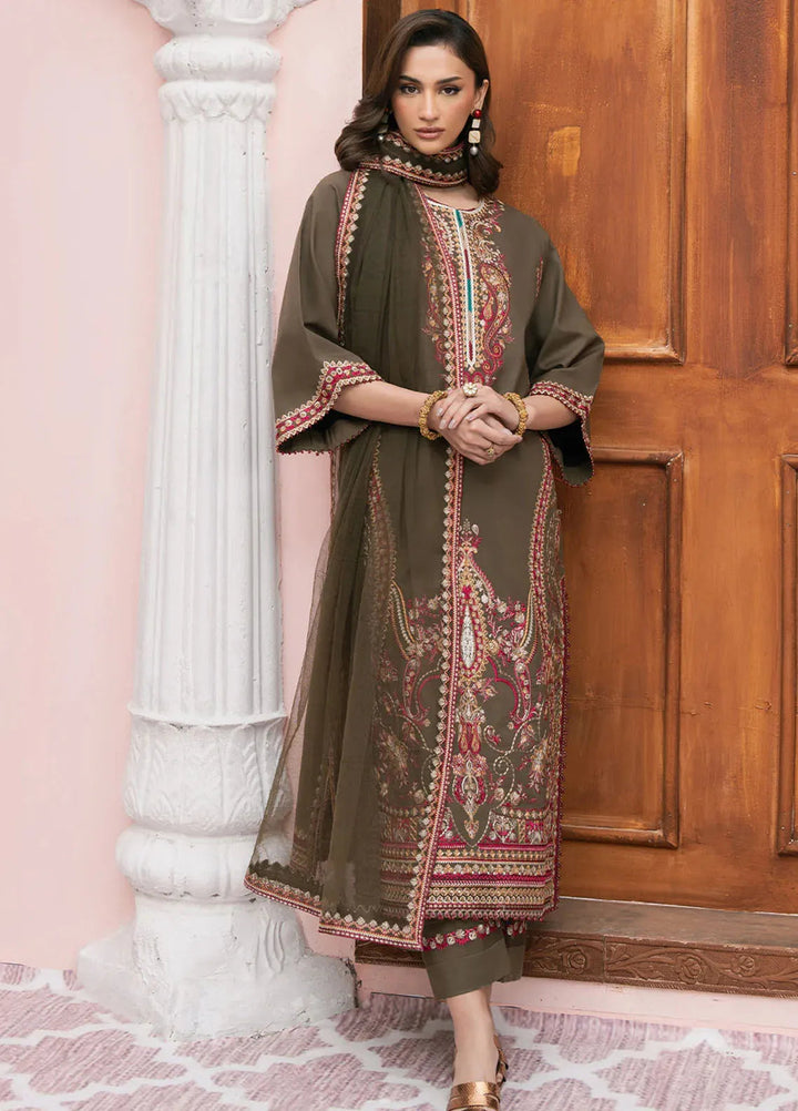 Maryam N Maria Embroidered Lawn Suits Unstitched 3 Piece MNM25EL MS-50161 Anahita - Summer Collection