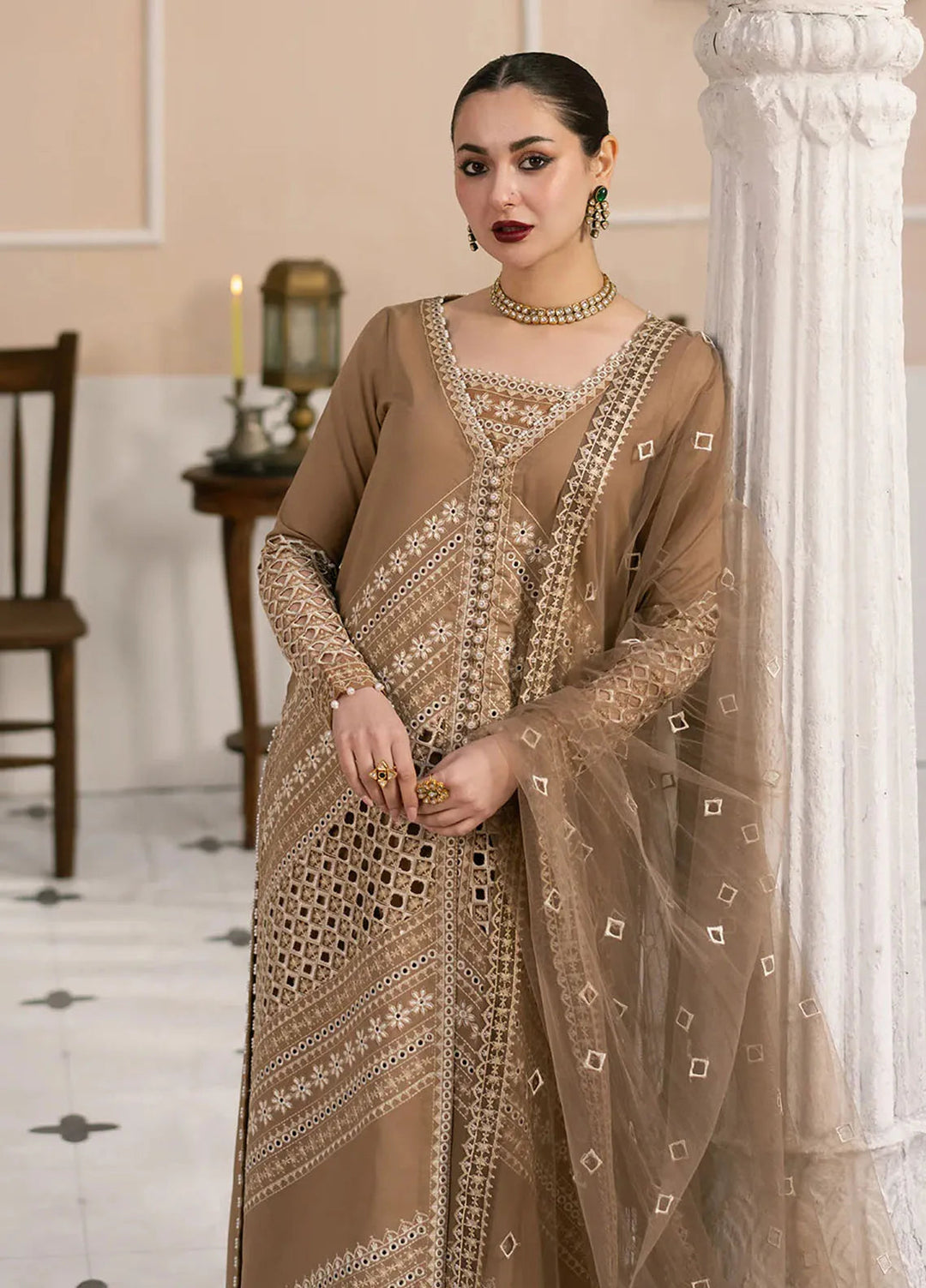 Maryam N Maria Embroidered Lawn Suits Unstitched 3 Piece MNM25EL NS-50156 Afsoon - Summer Collection