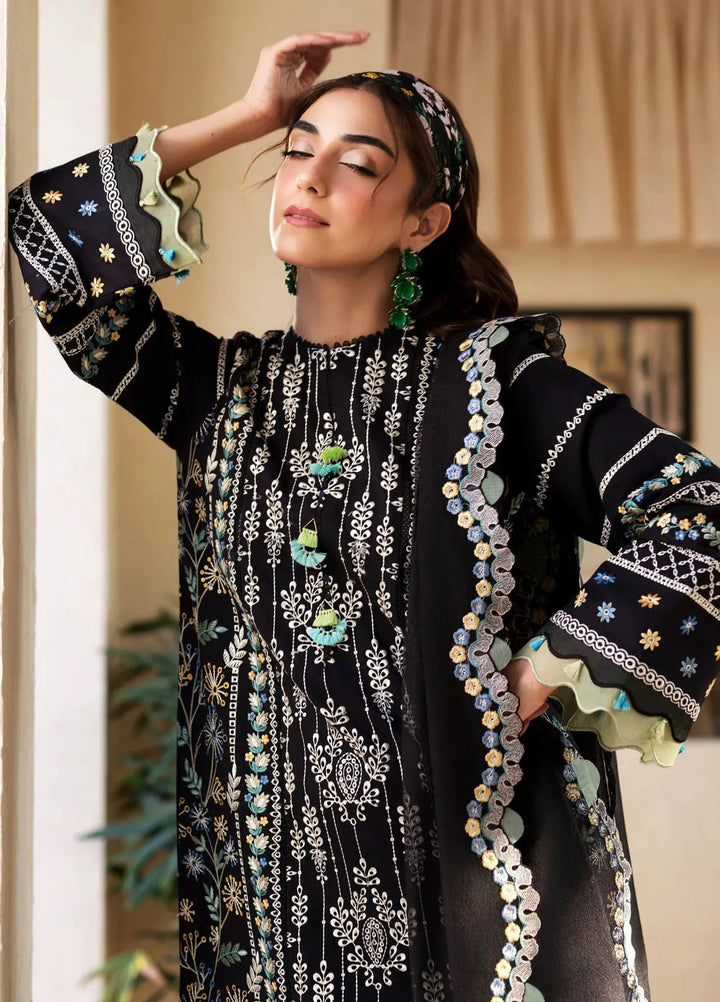 Maryum Hussain Embroidered Lawn Suit Unstitched 3 Piece MH25LL D-03 Dawn - Summer Collection