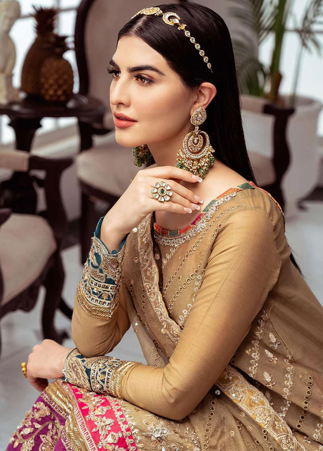 Maryum N Maria Luxury Pret Embroidered Organza 3 Piece Suit KHIBRAT