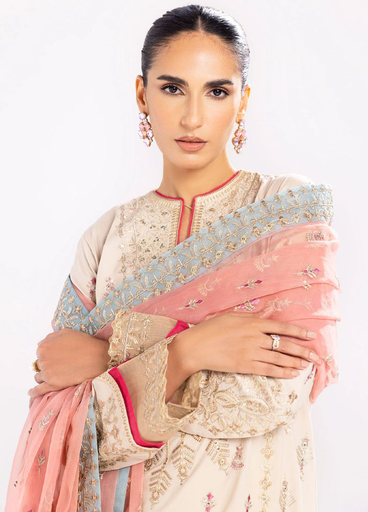 Maryum N Maria Embroidered Lawn Suit Unstitched 3 Piece MNM24E MS24582 Alizeh - Eid Luxury Collection