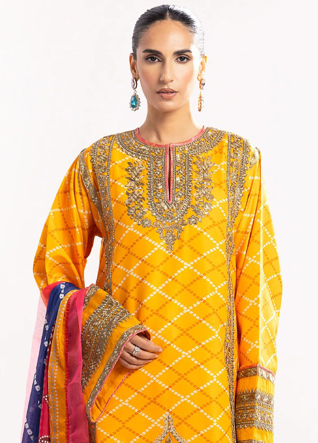 Maryum N Maria Embroidered Lawn Suit Unstitched 3 Piece MNM24E MS24595 Bahar - Eid Luxury Collection