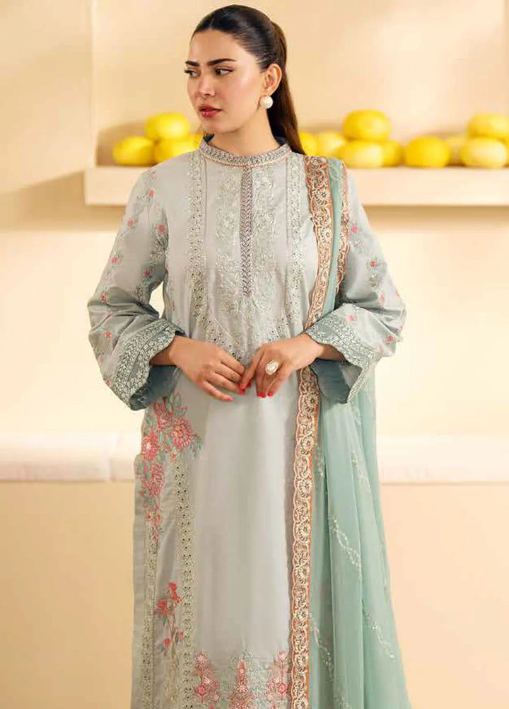 Maryum N Maria Embroidered Lawn Suit Unstitched 3 Piece MNM24EA Alisa - Luxury Collection
