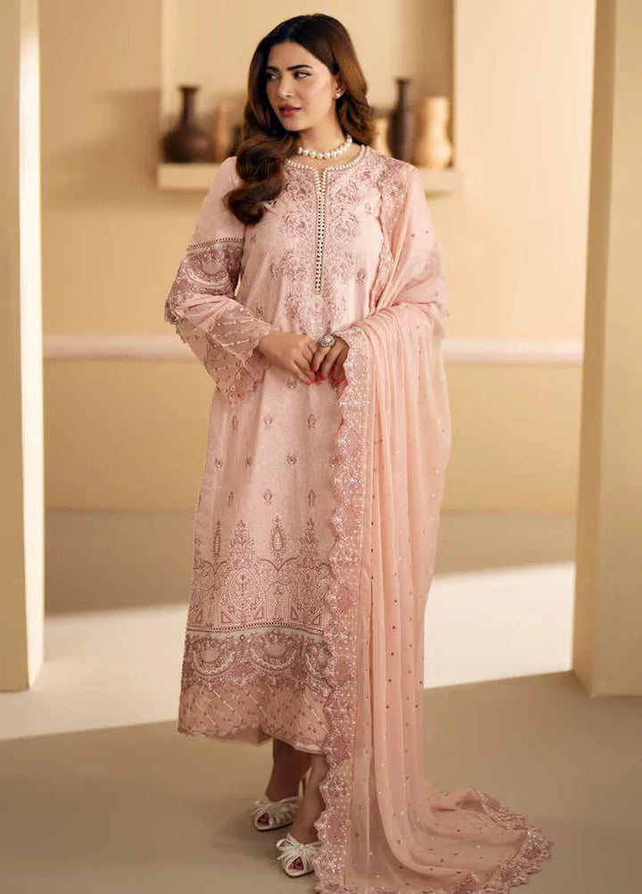 Maryum N Maria Embroidered Lawn Suit Unstitched 3 Piece MNM24EA Alyona - Luxury Collection