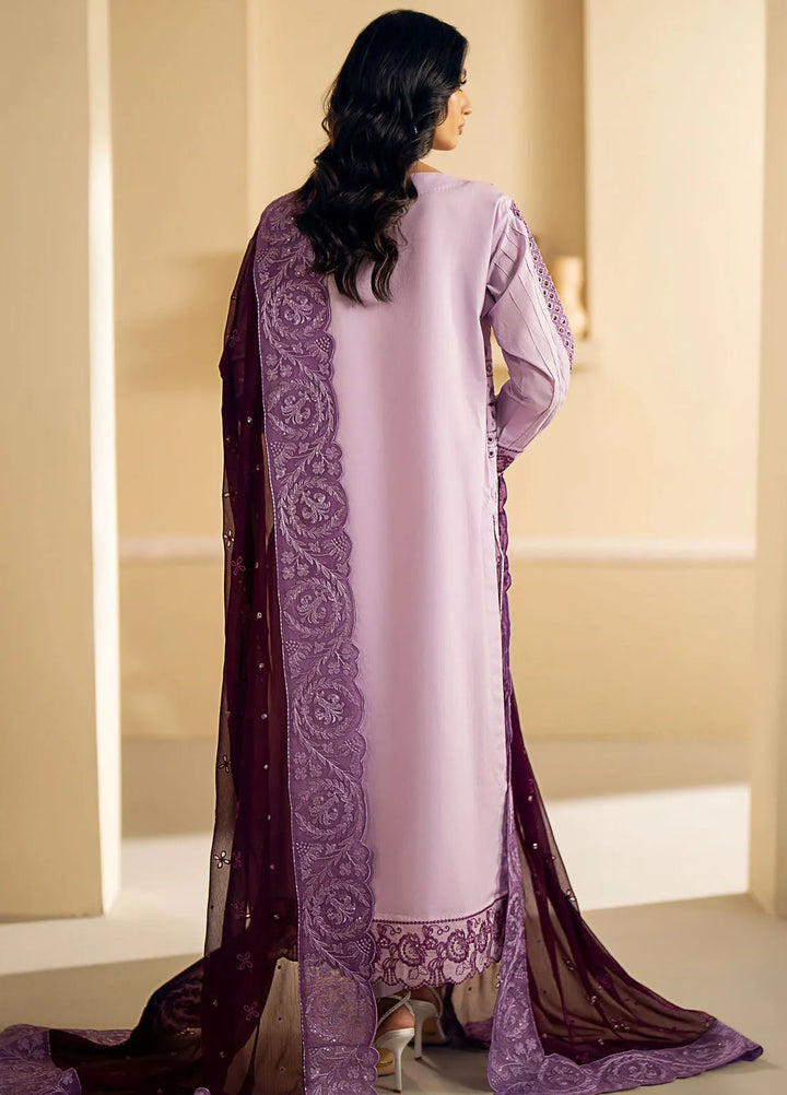 Maryum N Maria Embroidered Lawn Suit Unstitched 3 Piece MNM24EA Kira - Luxury Collection