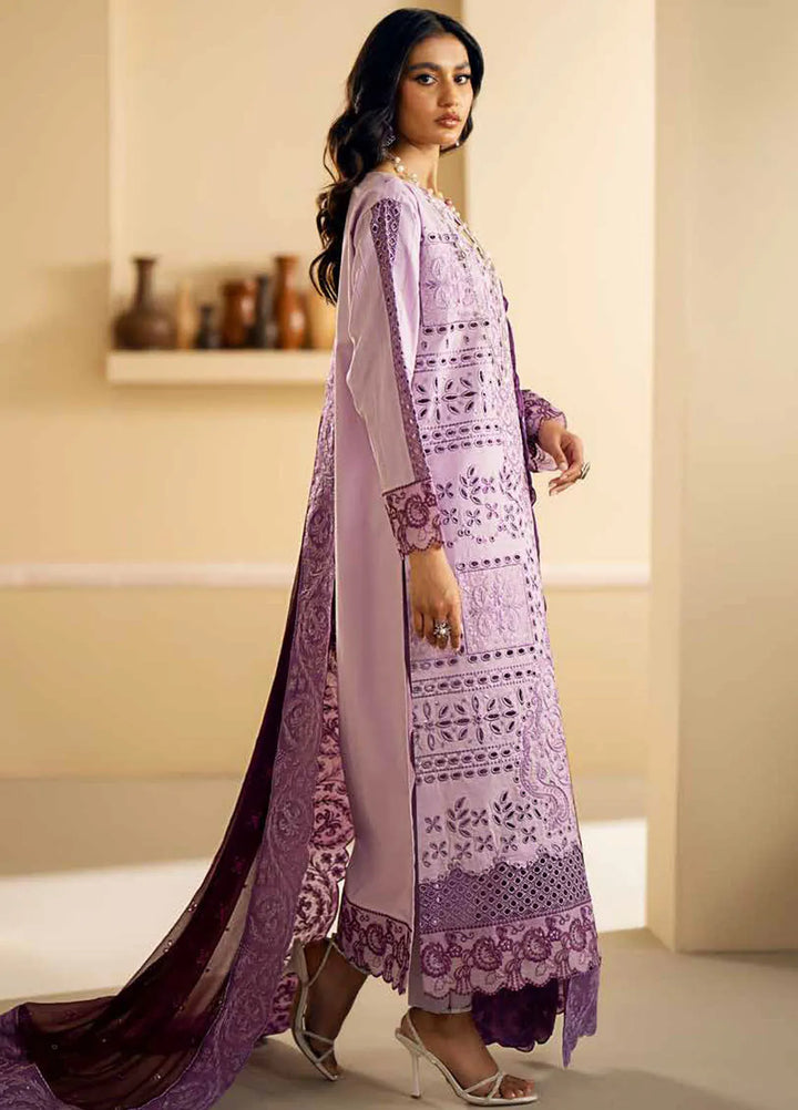 Maryum N Maria Embroidered Lawn Suit Unstitched 3 Piece MNM24EA Kira - Luxury Collection