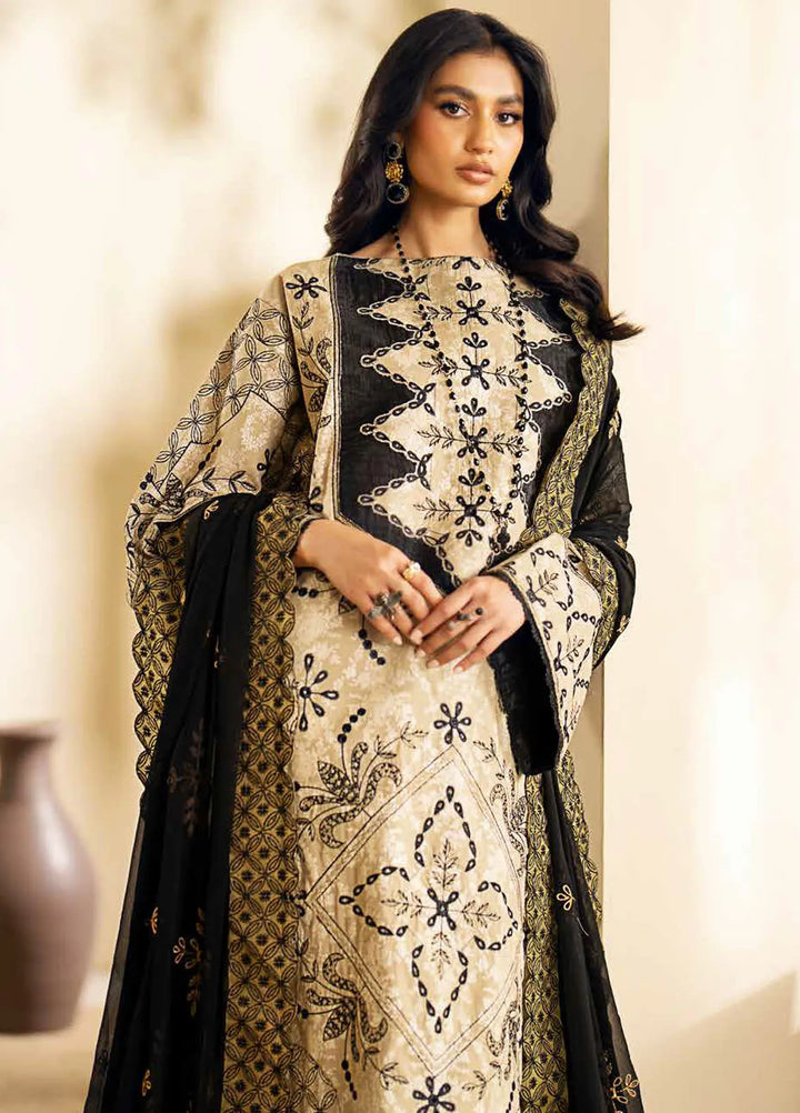 Maryum N Maria Embroidered Lawn Suit Unstitched 3 Piece MNM24EA Natasha - Luxury Collection