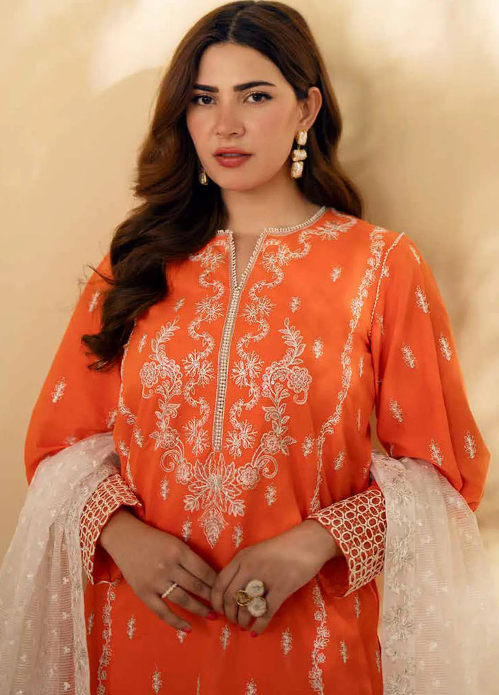 Maryum N Maria Embroidered Lawn Suit Unstitched 3 Piece MNM24EA Polina - Luxury Collection