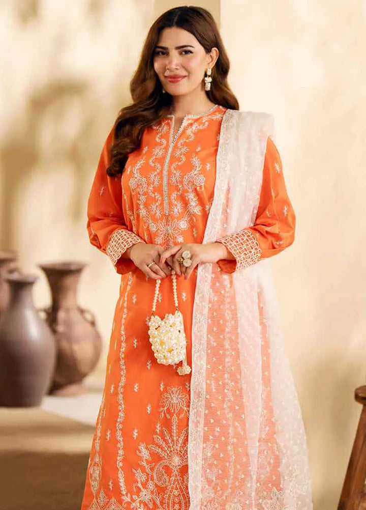 Maryum N Maria Embroidered Lawn Suit Unstitched 3 Piece MNM24EA Polina - Luxury Collection