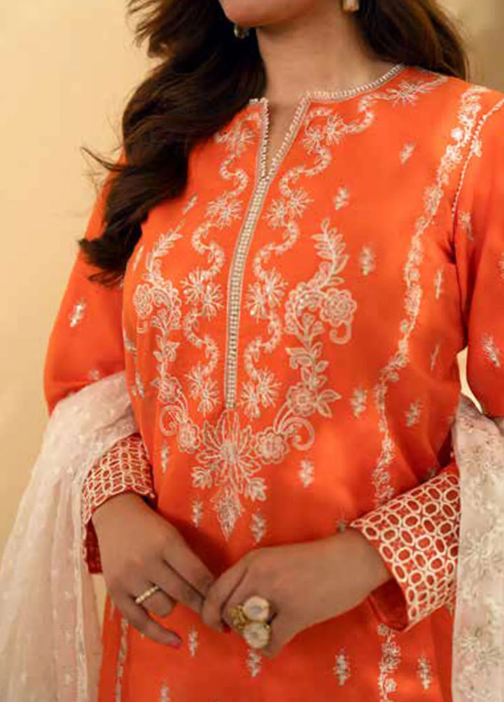 Maryum N Maria Embroidered Lawn Suit Unstitched 3 Piece MNM24EA Polina - Luxury Collection