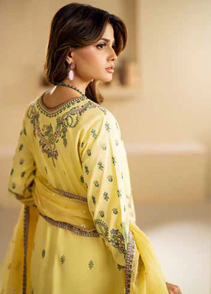 Maryum N Maria Embroidered Lawn Suit Unstitched 3 Piece MNM24EA Vera - Luxury Collection