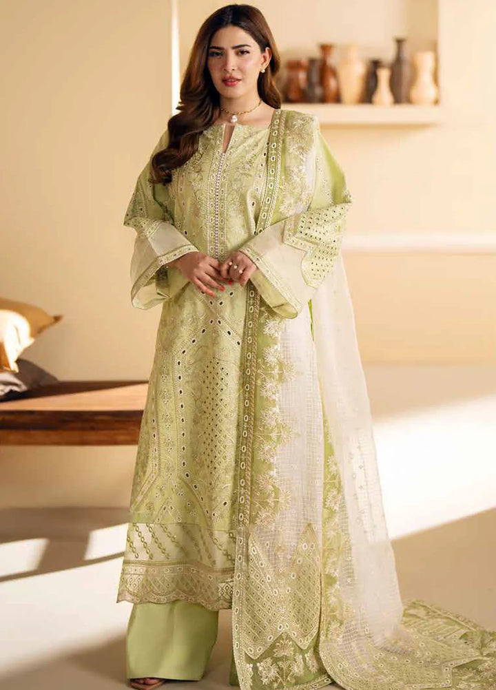 Maryum N Maria Embroidered Lawn Suit Unstitched 3 Piece MNM24EA Yulia - Luxury Collection