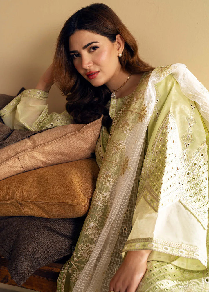 Maryum N Maria Embroidered Lawn Suit Unstitched 3 Piece MNM24EA Yulia - Luxury Collection