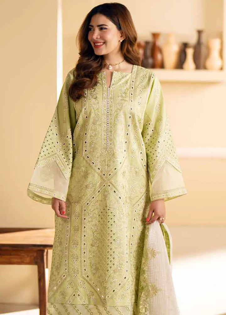Maryum N Maria Embroidered Lawn Suit Unstitched 3 Piece MNM24EA Yulia - Luxury Collection