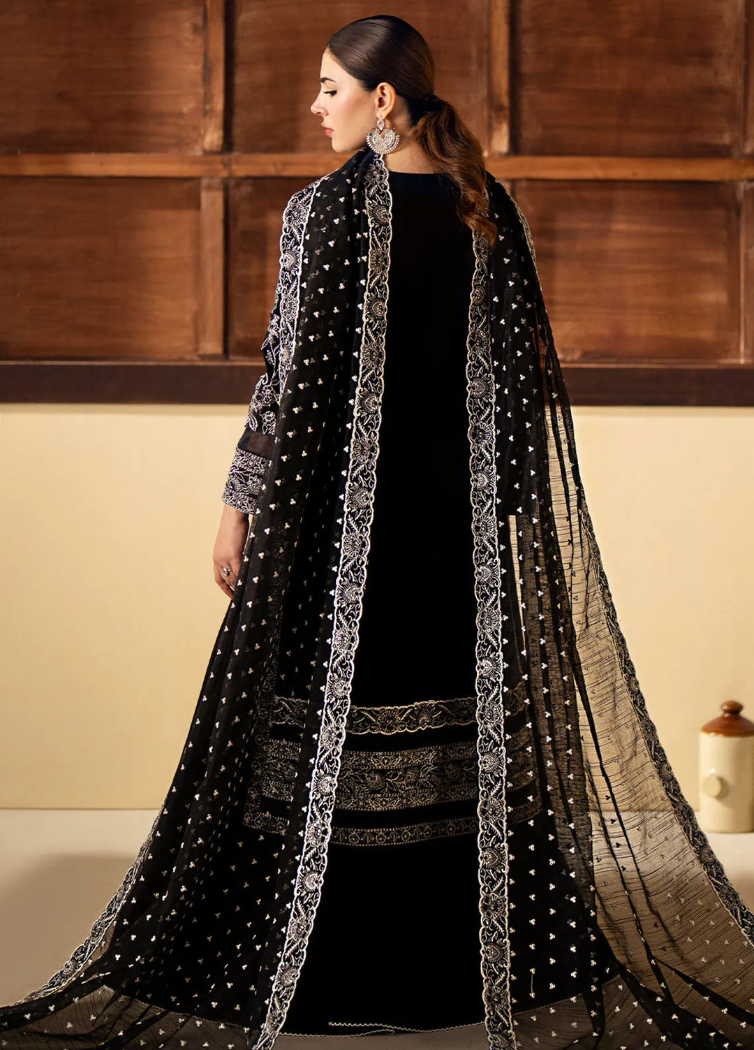 Maryum N Maria Embroidered Lawn Suit Unstitched 3 Piece MNM24EA2 MS24611 Lapis - Festive Collection