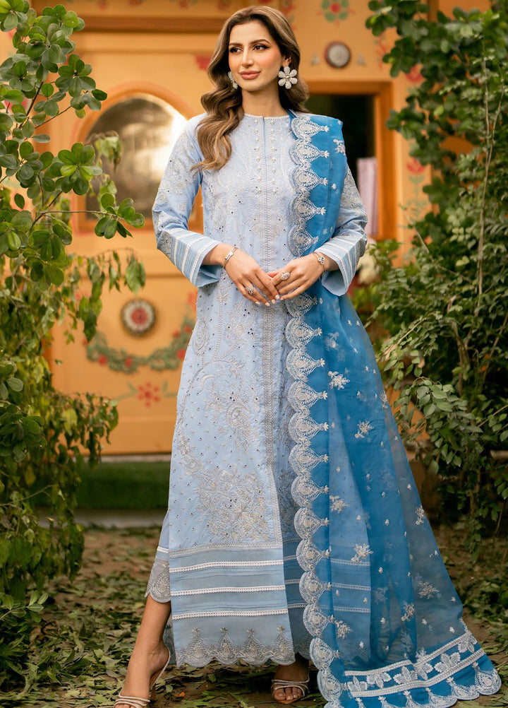 Maryum N Maria Embroidered Lawn Suit Unstitched 3 Piece MNM24LL2 MS24560 Eshe - Luxury Summer Collection