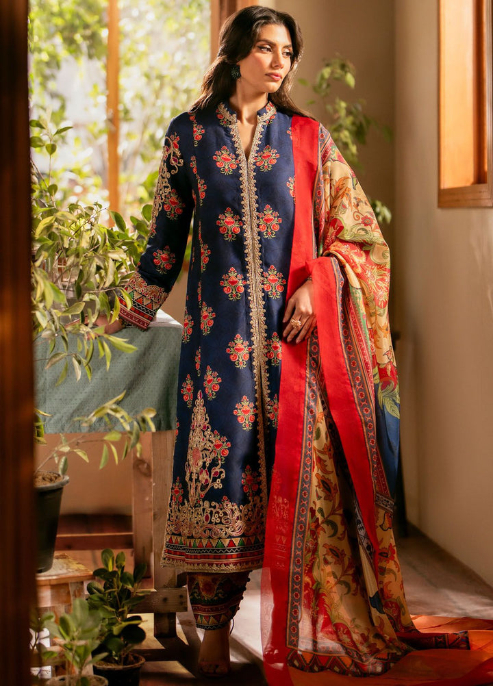 Maryum N Maria Embroidered Lawn Suit Unstitched 3 Piece MNM24LL2 MS24575 Mariam - Luxury Summer Collection