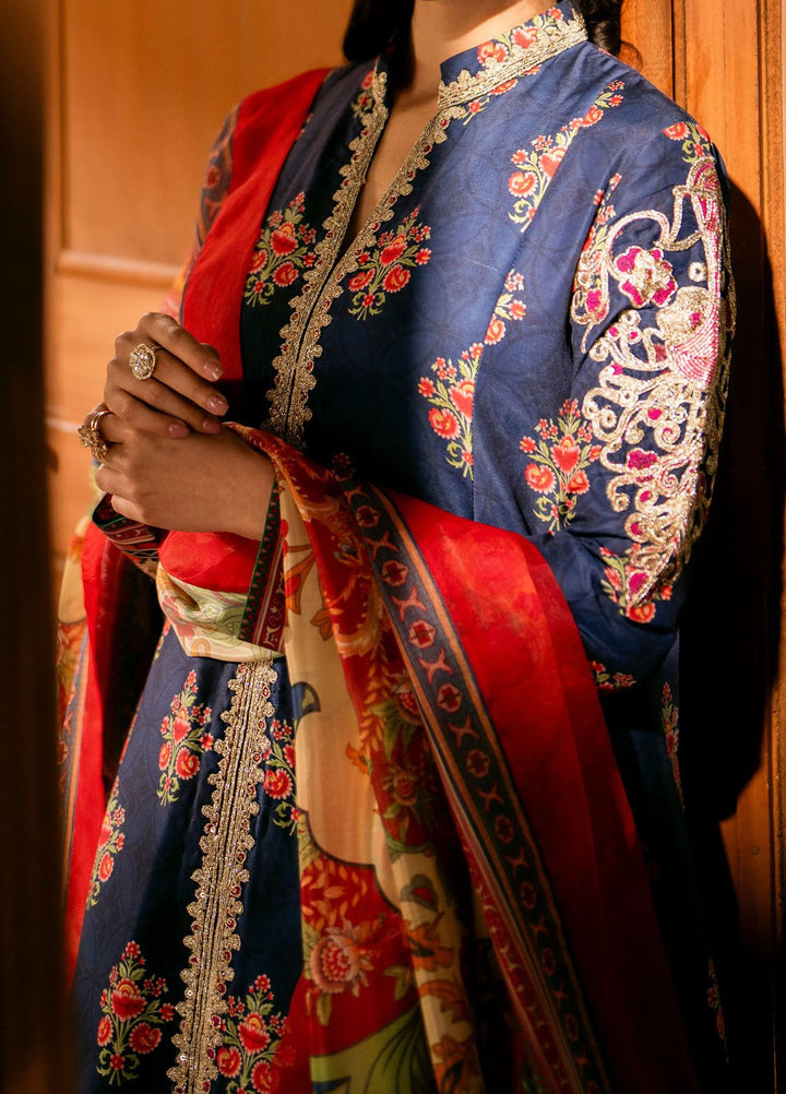 Maryum N Maria Embroidered Lawn Suit Unstitched 3 Piece MNM24LL2 MS24575 Mariam - Luxury Summer Collection