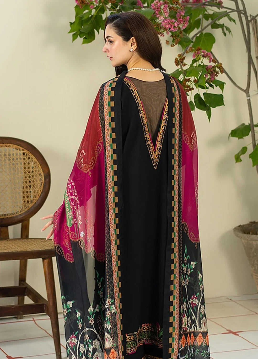 Maryum N Maria Embroidered Lawn Suit Unstitched 3 Piece MNM25LL MS50106 Aleaha - Summer Collection