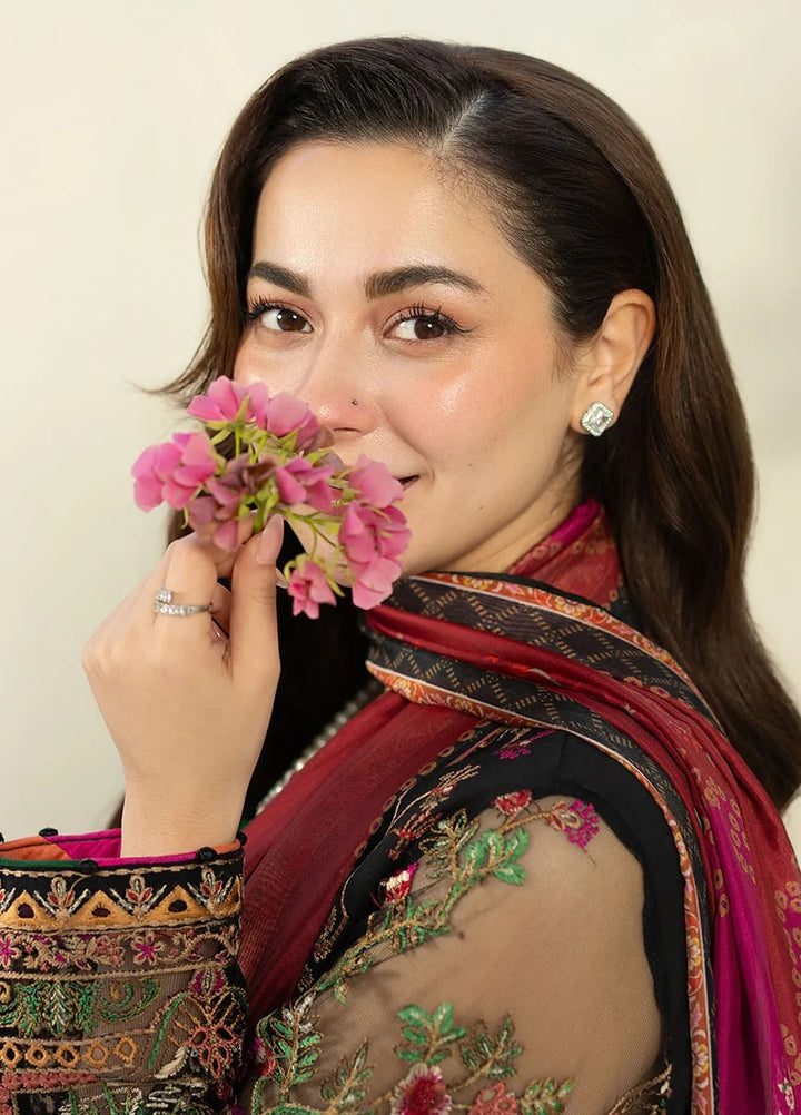 Maryum N Maria Embroidered Lawn Suit Unstitched 3 Piece MNM25LL MS50106 Aleaha - Summer Collection