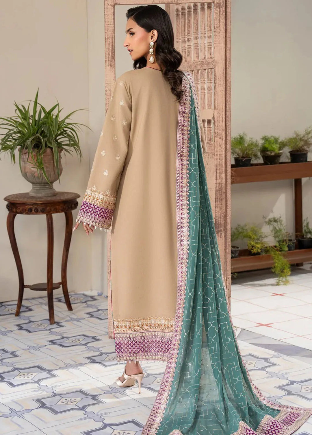 Maryum N Maria Embroidered Lawn Suit Unstitched 3 Piece MNM25LL MS50113 Asha - Summer Collection