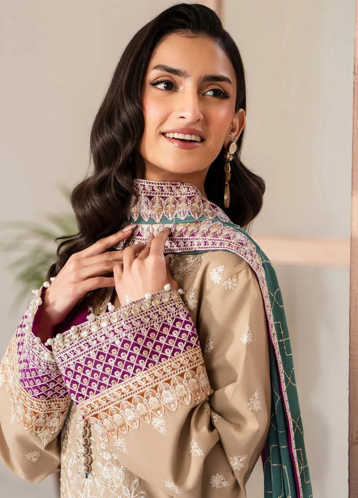 Maryum N Maria Embroidered Lawn Suit Unstitched 3 Piece MNM25LL MS50113 Asha - Summer Collection