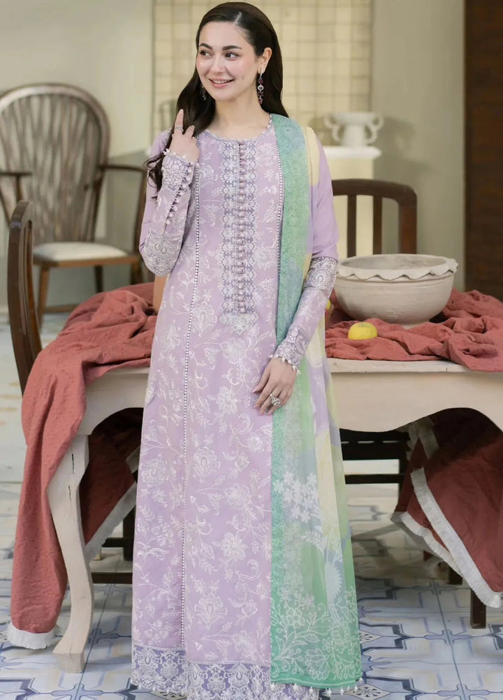 Maryum N Maria Embroidered Lawn Suit Unstitched 3 Piece MNM25LL MS50115 Aleia - Summer Collection