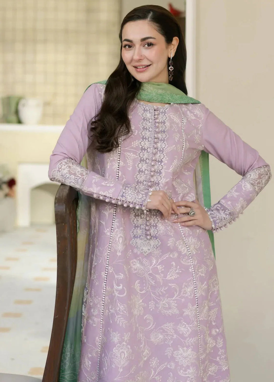 Maryum N Maria Embroidered Lawn Suit Unstitched 3 Piece MNM25LL MS50115 Aleia - Summer Collection