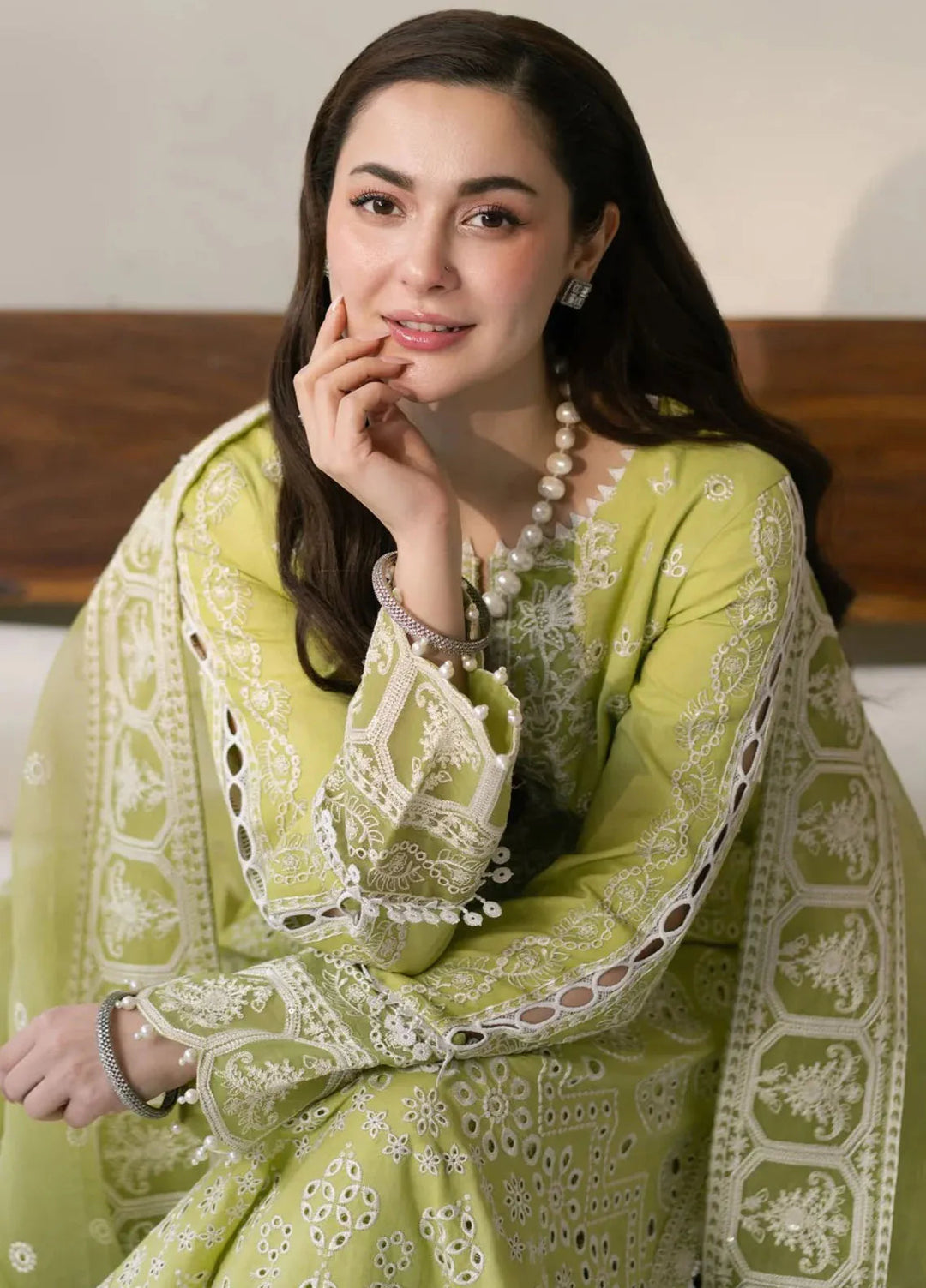 Maryum N Maria Embroidered Lawn Suit Unstitched 3 Piece MNM25LL MS50117 Aliya - Summer Collection