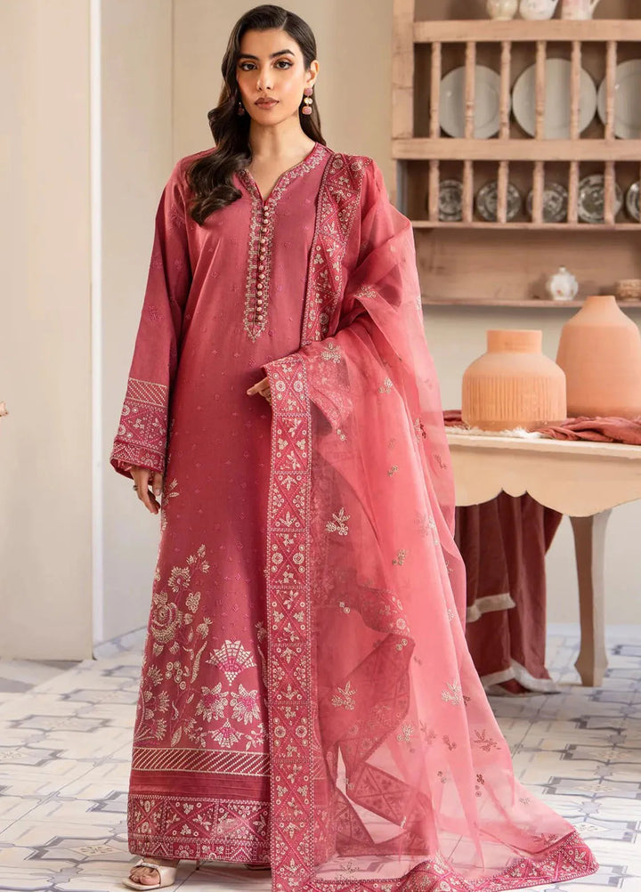 Maryum N Maria Embroidered Lawn Suit Unstitched 3 Piece MNM25LL MS50118 Adra - Summer Collection