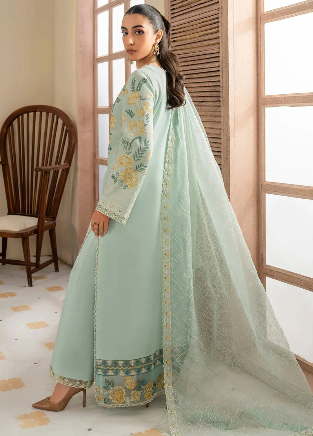 Maryum N Maria Embroidered Lawn Suit Unstitched 3 Piece MNM25LL MS50122 Alaia - Summer Collection