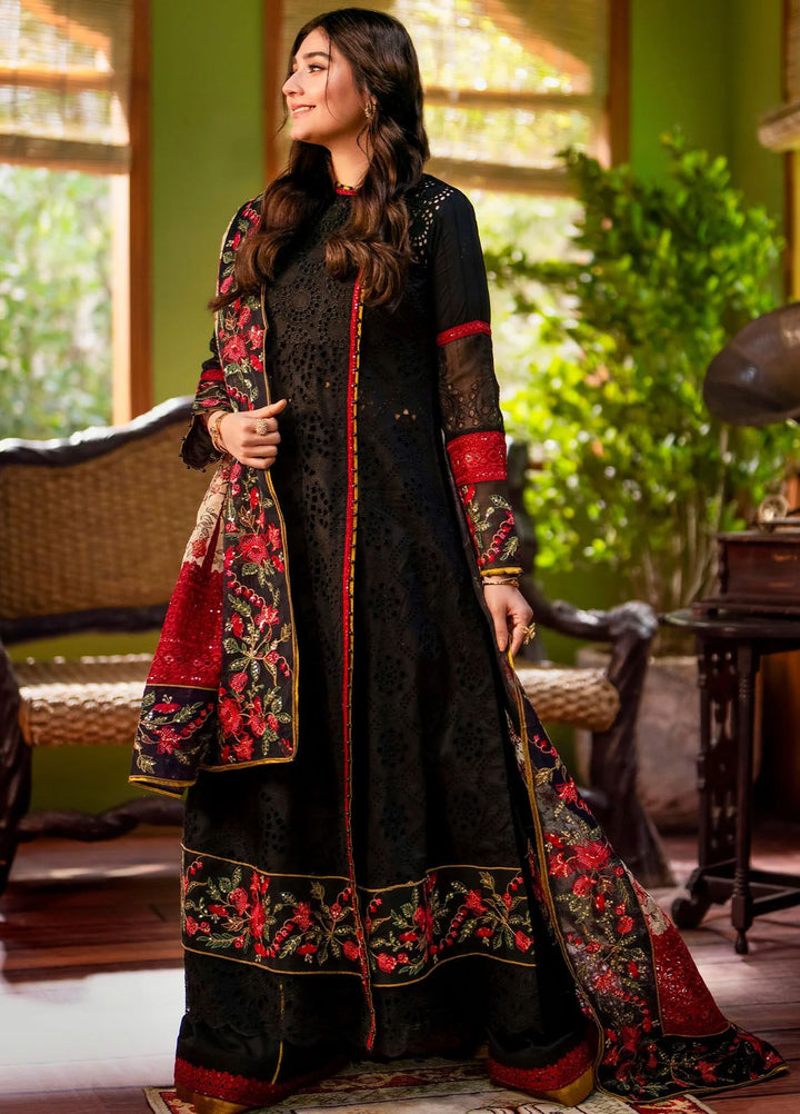 Maryum N Maria Embroidered Lawn Suits Unstitched 3 Piece MNM24LL MS24-569 Zayna - Summer Collection