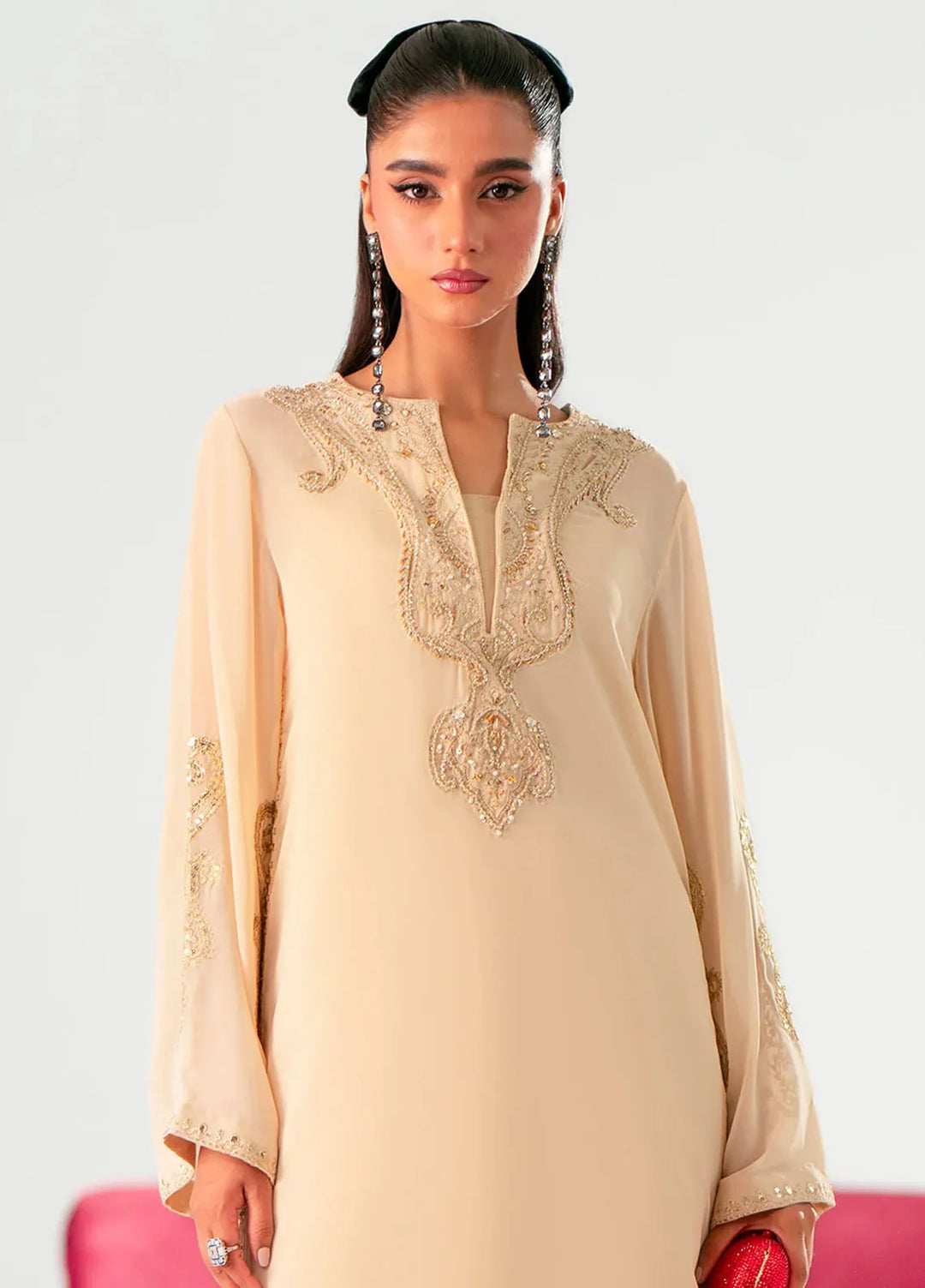 Maryum N Maria Pret Embroidered Chiffon 2 Piece Suit MS-24191 Camille