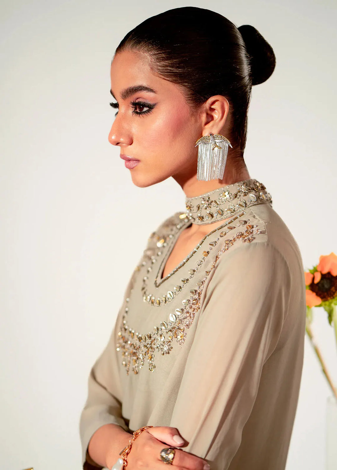 Maryum N Maria Pret Embroidered Chiffon 2 Piece Suit MS-24199 Juliette