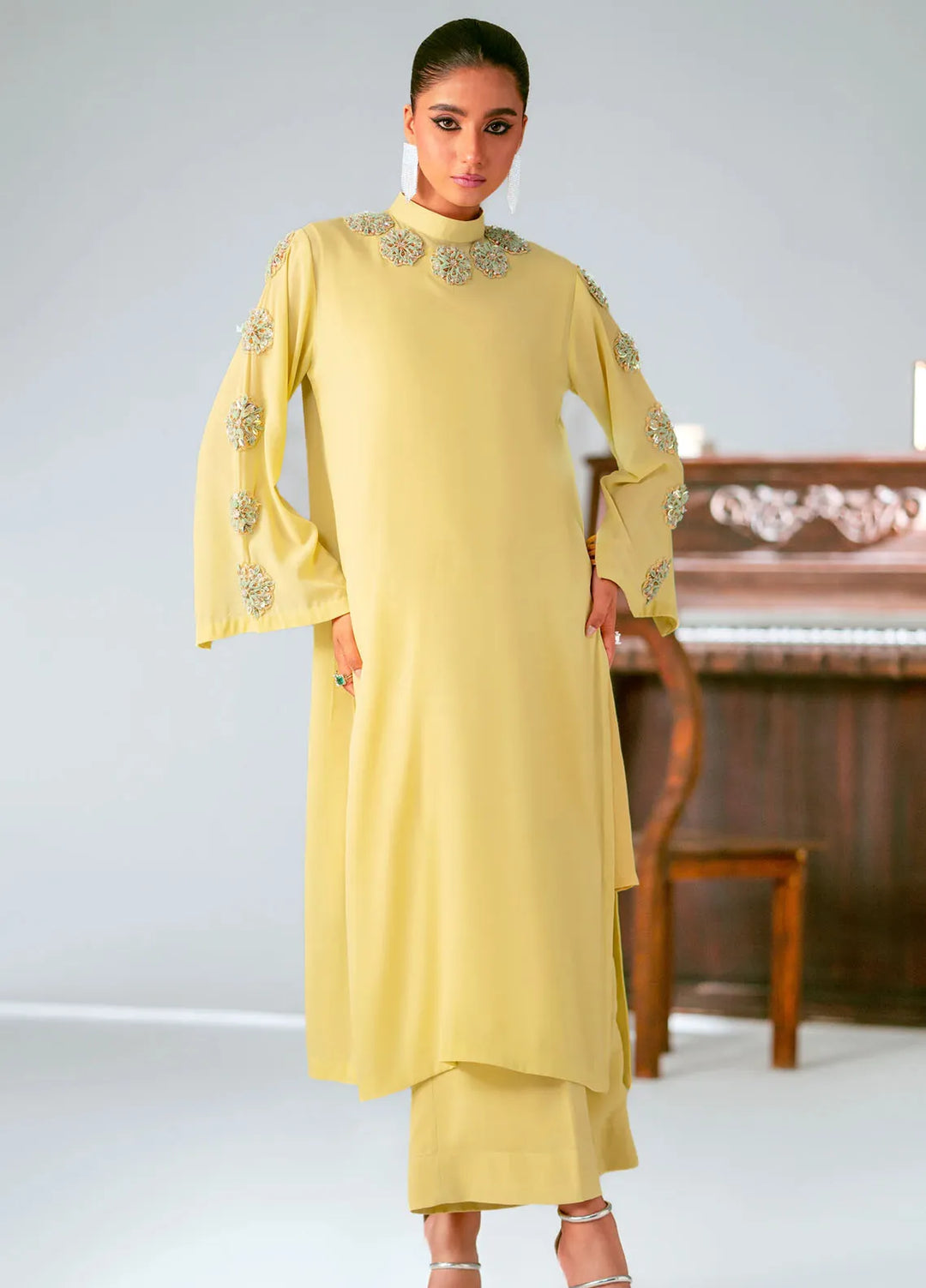 Maryum N Maria Pret Embroidered Chiffon 2 Piece Suit MS-24209 Anna
