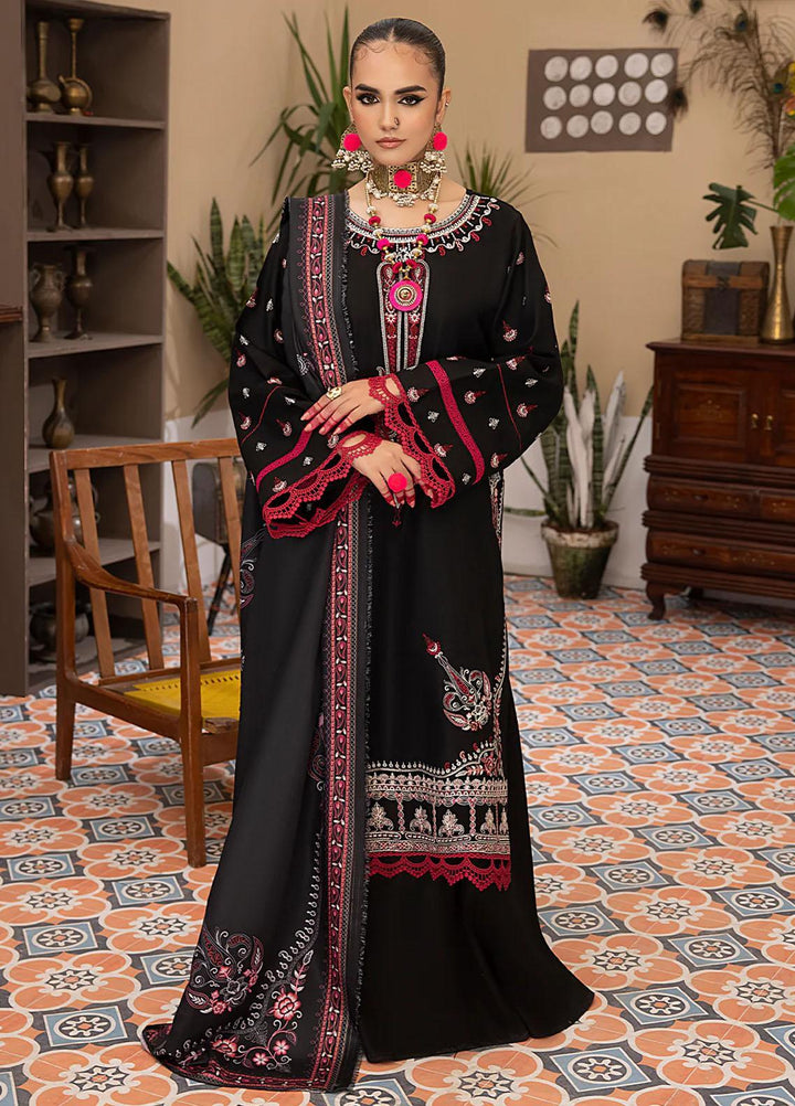 Masakali By Mahnur Embroidered Crepe Suits Unstitched 3 Piece MN23MSK D-03 A - Winter Collection