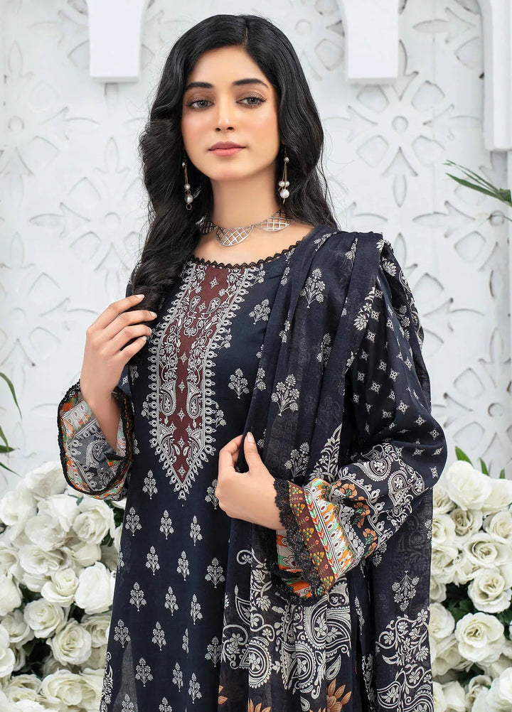 Mashaal By Feroza Printed Lawn Suits Unstitched 3 Piece FZ24M D-03 - Summer Collection
