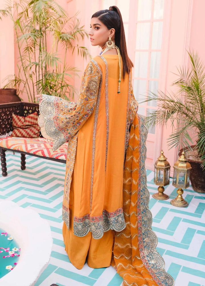 Mashq Luxury Pret Embroidered Chiffon 3 Piece Suit OLD MEMORIES