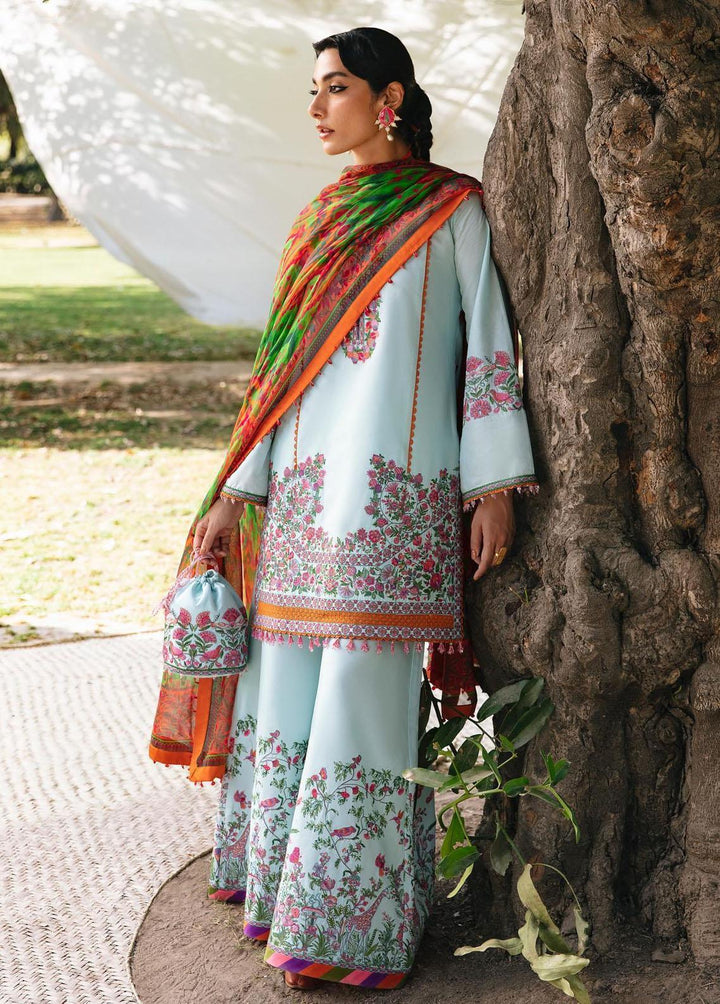 Mausam by Hussain Rehar Embroidered Lawn Suits Unstitched 3 Piece HRR23M Arsh - Eid Collection