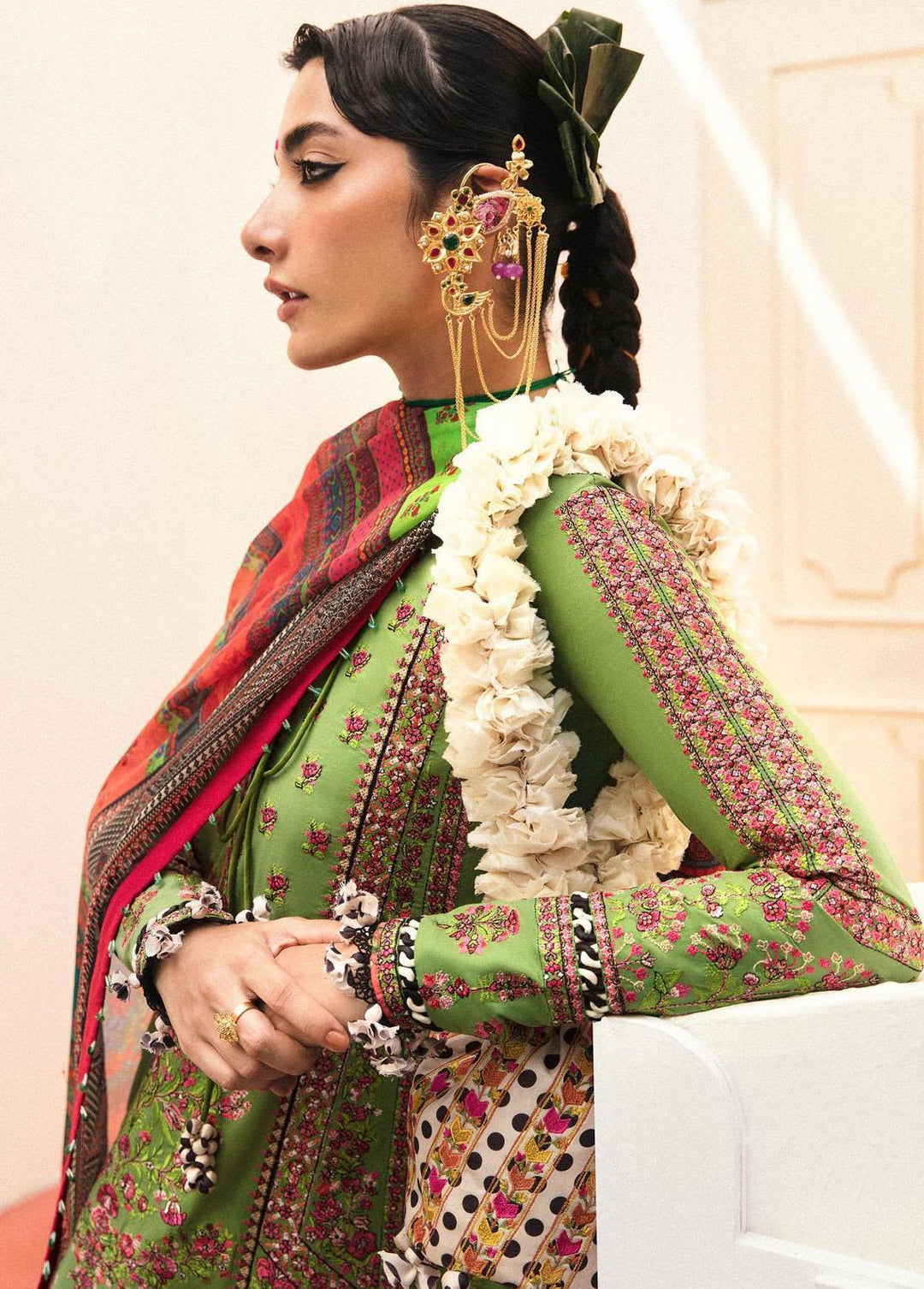 Mausam by Hussain Rehar Embroidered Lawn Suits Unstitched 3 Piece HRR23M Sahir - Eid Collection