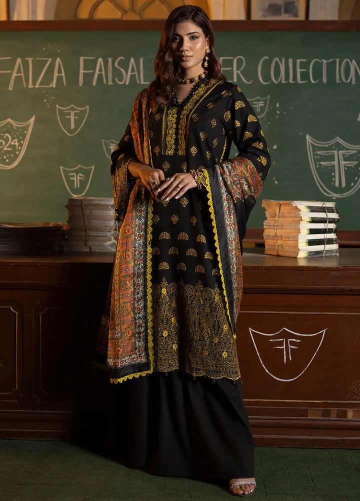 Maya By Faixa Faixal Embroidered Schiffli Suit Unstitched 3 Piece FFX24M Clara - Summer Collection