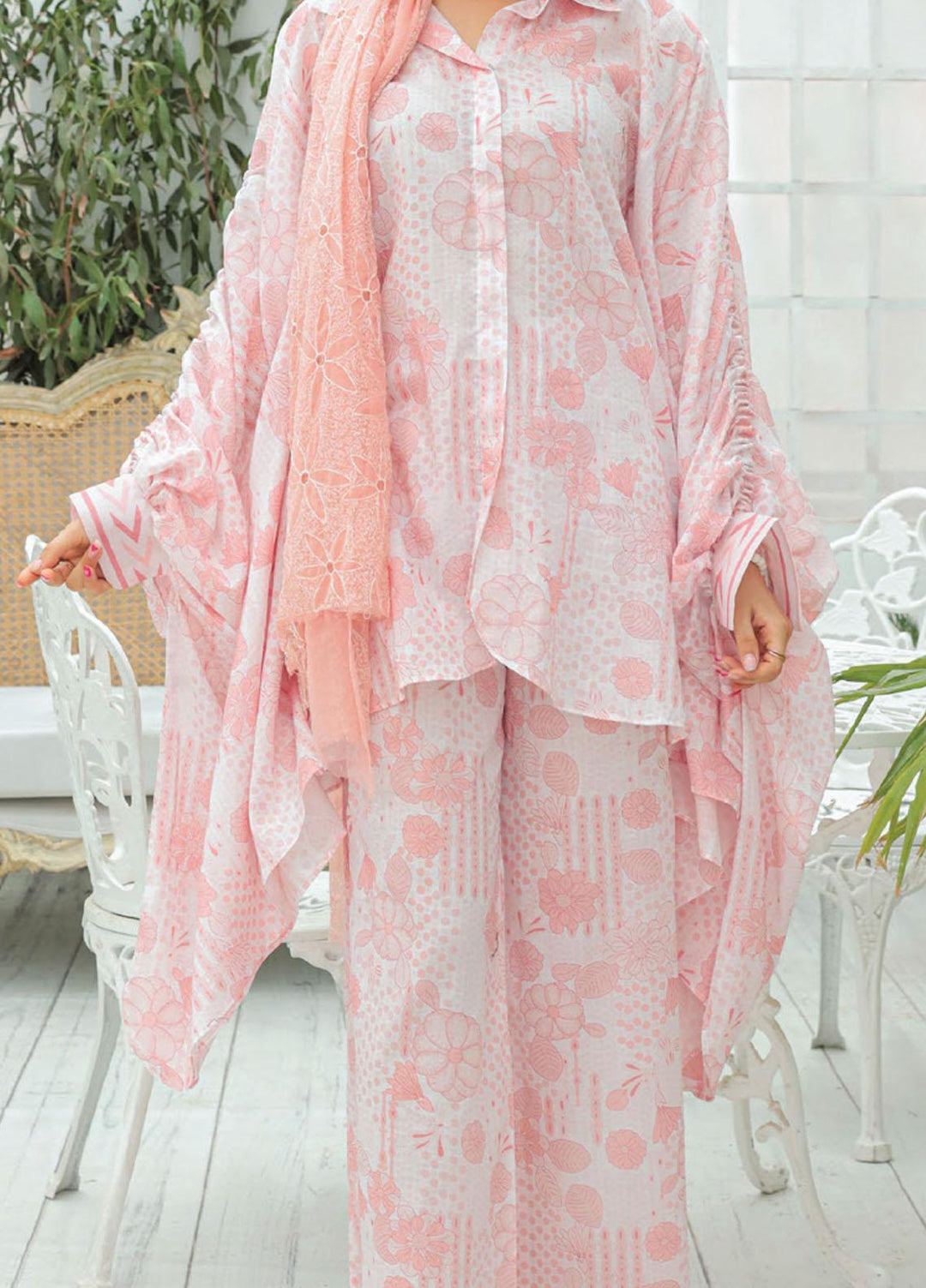 Maya By Humdum Printed Lawn Suits Unstitched 3 Piece HD23MY D-10 - Summer Collection