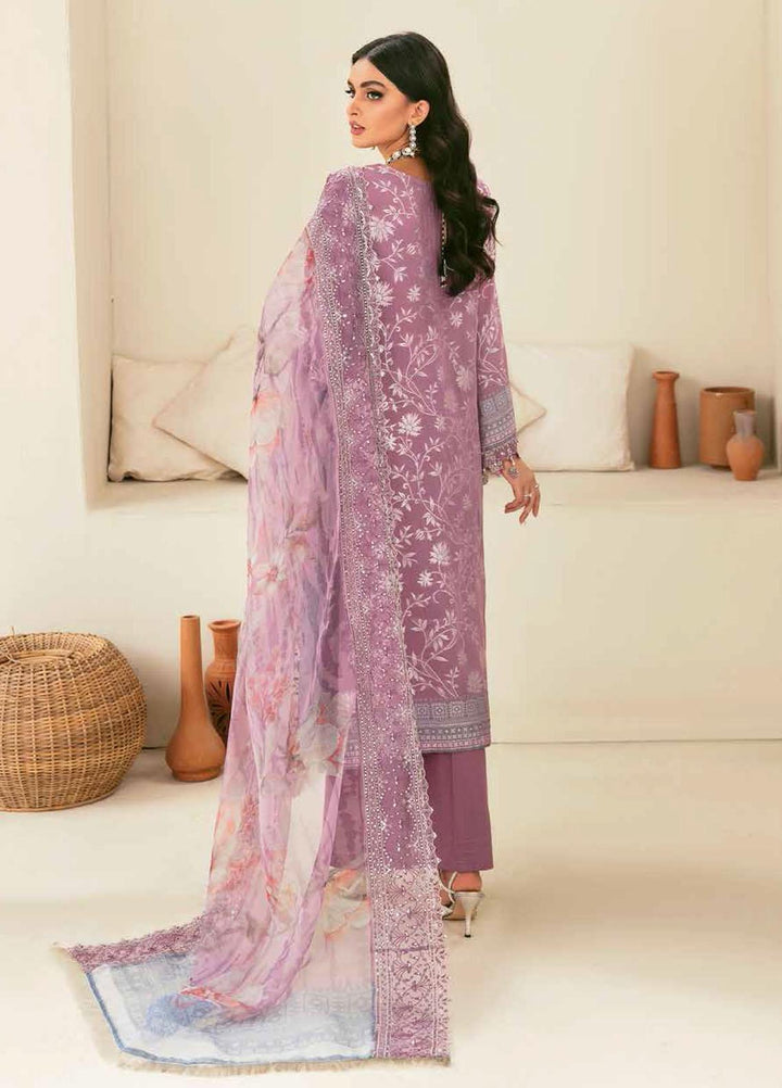 Maya By Nureh Embroidered Cambric Suits Unstitched 3 Piece NU22MC NJ-42 - Festive Collection