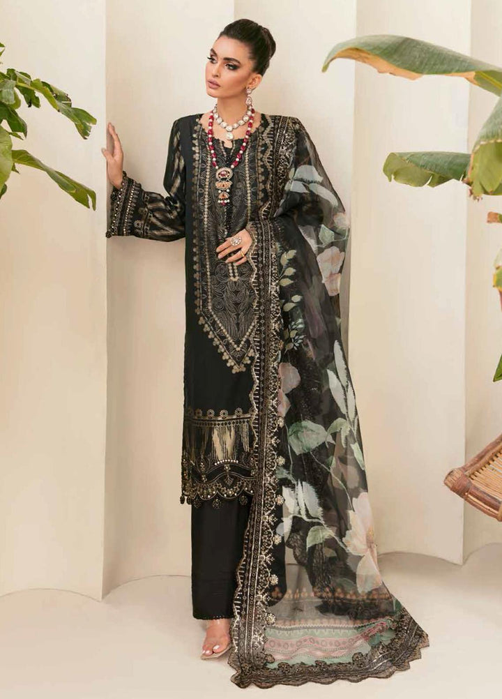 Maya By Nureh Embroidered Cambric Suits Unstitched 3 Piece NU22MC NJ-44 - Festive Collection