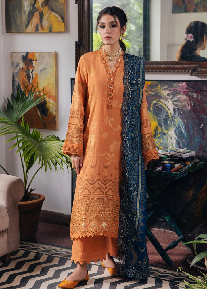 Maya By Nureh Embroidered Jacquard Suits Unstitched 3 Piece NU23MY NJ-86 - Winter Collection