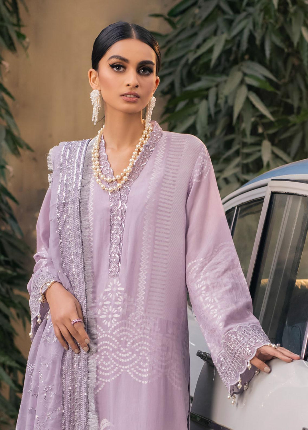 Maya By Nureh Embroidered Lawn Suits Unstitched 3 Piece NU23M NJ-47 - Summer Collection