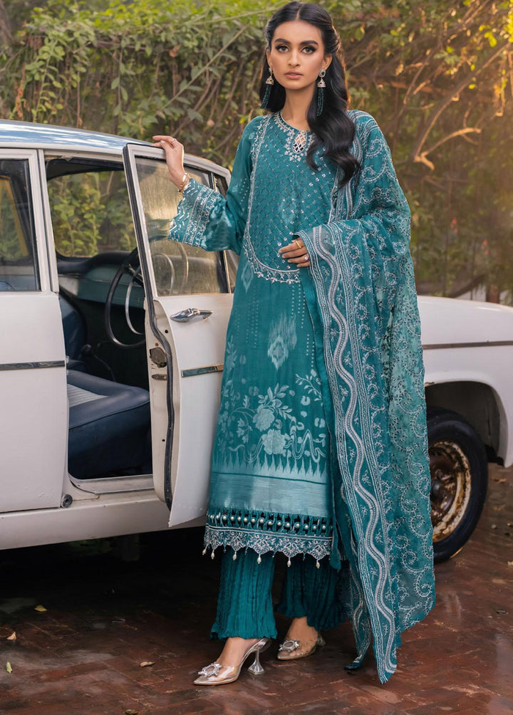 Maya By Nureh Embroidered Lawn Suits Unstitched 3 Piece NU23M NJ-48 - Summer Collection