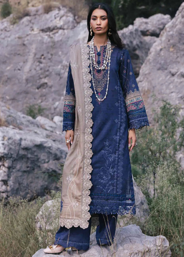 Maya by Nureh Embroidered Khaddar Suit Unstitched 3 Piece NU24MW NW-97 - Winter Collection