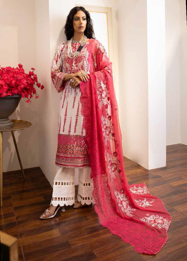 Maya by Nureh Embroidered Lawn Suits Unstitched 3 Piece NU21ML 12 - Summer Collection